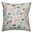 Watercolor Poppies 18x18 Faux Suede Throw Pillow Front