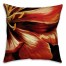 Chrysthamum Floral Detail 18x18 Faux Suede Throw Pillow Front