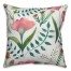 Pink Iris 18x18 Faux Suede Pillow Back