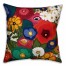 Modern Summer Garden 18x18 Faux Suede Throw Pillow Back