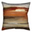 Desert Sunset 18x18 Faux Suede Throw Pillow 