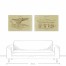 Boat Blueprint Canvas Set