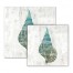 Watercolor Point Shell Canvas