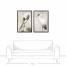 Majestic Birds Black Framed Canvas Set