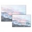 Abstract Watercolor Mountains Canvas