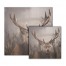 Deer in Fog Canvas