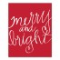 Merry and Bright 16x20 Canvas Wall Art