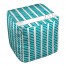 Zeta Tau Alpha Square Pattern 18x18x18 Ottoman 
