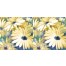 Yellow Daisies Spun Polyester Throw Pillow