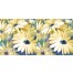 Yellow Daisies Spun Polyester Throw Pillow