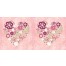 Flower Heart Spun Polyester Throw Pillow