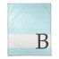 Medallion Personalized Monogram Coral Fleece Blanket – 50”x60”