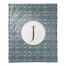 Cool Geometric Personalized Monogram Coral Fleece Blanket – 50”x60”