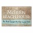 Personalized Name Beach House Canvas Print
