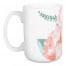 Blush Peonies 15 oz Mug