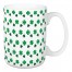 Shamrock Pattern 15 oz Mug