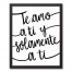 Te Amo A Ti Y Solamente A Ti 16x20 Black Framed Canvas