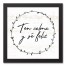 Ten Calma Y Se Feliz 12x12 Black Framed Canvas