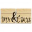 Mr & Mrs 10.5x10.5 Pallet Wood Art Collection
