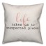 Love Brings Us Home 18x18 Personalized Spun Poly Pillow