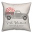 Just Married Truck 18x18 Personalized Spun Poly Pillow