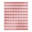 XOXO Heart Stripes 50x60 Sherpa Fleece Blanket
