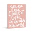 The Coolest Girl Canvas Wall Art