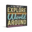 Explore World Canvas Wall Art