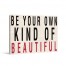 Be Your Beautiful 14x11 Canvas Wall Art 