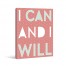 Can And Will Canvas Wall Art