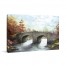 Forest Bridge Canvas Wall Art