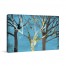Blue Tree Line Canvas Wall Art 