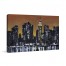 Skyline River Light Canvas Wall Art 
