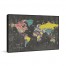 Colorful Map Canvas Wall Art 