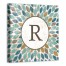 Monogram Leafies 12x12 Personalized Canvas Wall Art