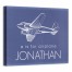 A Is For Airplane 14x11 Personalized Canvas Wall Art