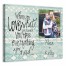 Everything You Need 20x16 Personalized Canvas Wall Art