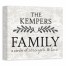 Family a Circle of Strenght and Love 10x8 Personalized Canvas Wall Art