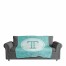 Teal Quatrefoil Personalized Monogram Coral Fleece Blanket – 50”x60”