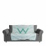 Teal Geometric Personalized Monogram Coral Fleece Blanket – 50”x60”