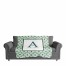Quatrefoil Jade Personalized Monogram Coral Fleece Blanket – 50”x60”