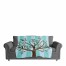 Blue Tree Sihouette Personalized Coral Fleece Blanket – 50”x60”