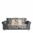 Multi Colored Leafs Personalized Monogram Coral Fleece Blanket – 50x60