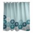 Blue Blossoms 71x74 Shower Curtain