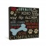 Doggie Words Canvas Wall Art
