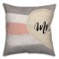 Back Reversed Sides Mr And Mrs Spun Polyester Throw Pillow