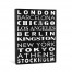 Major Cities Canvas Wall Art