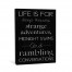Life Is For Canvas Wall Art