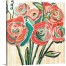Funky Painted Roses Gallery Wrapped Canvas 24x24