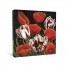 Red Tulip Patch Canvas Wall Art 
